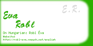 eva robl business card